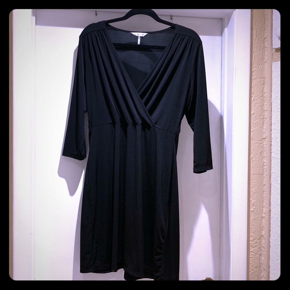 Black Wrap Dress